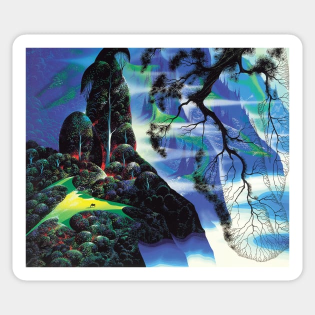 eyvind earle Sticker by QualityArtFirst